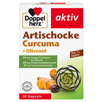 DOPPELHERZ Artischocke Curcuma+Olivenöl Kapseln