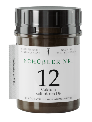SCHÜSSLER NR.12 Calcium sulfuricum D 6 Tabletten
